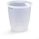 DURABLE TREND Papierkorb 16l transparent