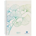 Herlitz Spiralblock A5 70 Bl. kariert GREENline Ginkgo
