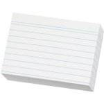 Herlitz Karteikarte A8 liniert weiß 120g 200er Packung