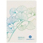Herlitz Notizheft A6 GREENline 32 Bl. liniert Ginkgo