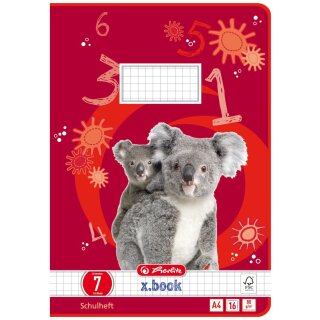 Herlitz Hefte A4 16 Bl. Lineatur 07 FSC kariert