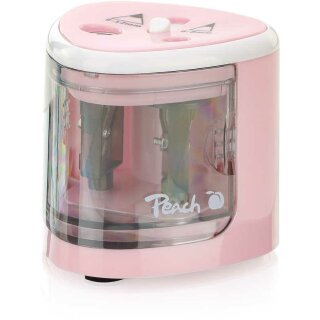 Peach Elektrischer Stiftspitzer PO102 universal pink