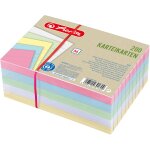 Herlitz Karteikarte A6 liniert 4 Farb.+weiß Bl....