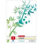 Herlitz Arbeitsblock A4 GREENline 50 Bl. Lineatur 02 Panda
