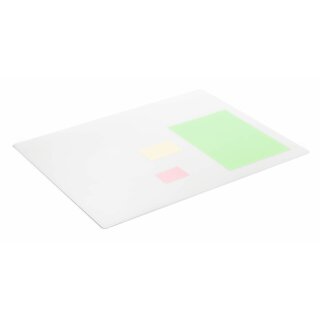 DURABLE Schreibunterlage PP mit Dekorrille 650x500cm transp.