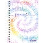 Herlitz Spiralnotizbl. 10x14 200 Bl. kar. New Batik Freedom