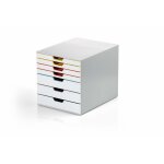 DURABLE Schubladenbox VARICOLOR Mix 7 Fächer mehrfb