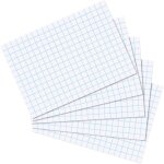 Herlitz Karteikarte A7 kariert ws 100St hf...