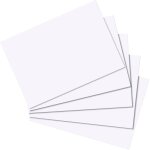 Herlitz Karteikarte A7 blanko ws hf eingeschweißt...