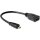 DELOCK Adapterkabel micro HDMI-D St > HDMI-A Bu mit 23cm Kabel