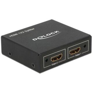 DELOCK HDMI Splitter 1 x HDMI in > 2 x HDMI out 4K
