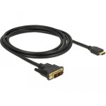 DELOCK Kabel DVI 18+1 Stecker > HDMI-A Stecker 2 m...