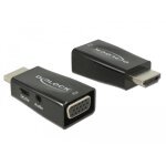 DELOCK Adapter HDMI-A Stecker > VGA Buchse mit Audio