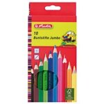 Herlitz Jumbo Buntstifte lackiert 10er FSC Holz in...