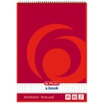 Herlitz Spiralnotizblock A5 50 Blatt kariert