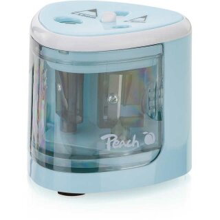 Peach Elektrischer Stiftspitzer PO102 universal blau
