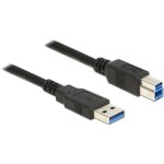 DELOCK USB Kabel USB3.0 A -> B St/St 2.00m schwarz