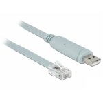 DELOCK Adapter USB2.0/A St > Seriell RS232 RJ45 St...