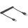 Delock Spiralkabel EASY-USB 2.0 Typ-A Stecker zu USB Typ-B