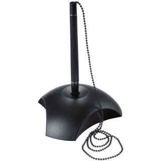 HAN Kugelschreiberständer DELTA. Kette. schwarz