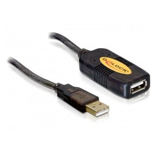 DELOCK Kabel USB 2.0 Verlaengerung. aktiv 5m