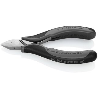 KNIPEX Elektronik- Seitenschneider ESD