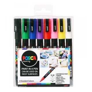 POSCA Marker UNI PC-1MR 8er Set Pastell