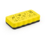 trodat Whiteboard Schwamm magnetisch gelb