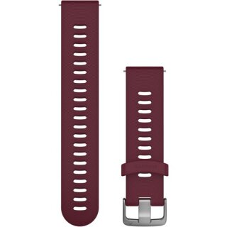 Garmin Ersatzarmband 20mm Silikon Kirschrot