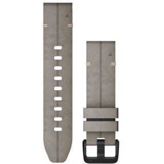 Garmin Ersatzarmband QuickFit20 Velourleder Grau/Grau