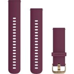 Garmin Ersatzarmband 20mm Silikon Lila/Gold Schnalle