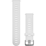 Garmin Ersatzarmband 20mm Silikon Wei/Edelstahl Schnalle