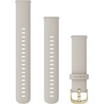 Garmin Ersatzarmband 18mm Silikon Beige/Hellgold 110-195 mm
