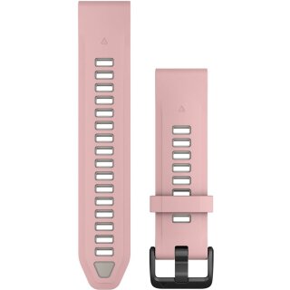 Garmin Ersatzarmband QuickFit 20mm Silikon Dust Rose/Nebelgrau