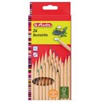 Herlitz Buntstifte natur FSC Holz 24er Hängeschachtel