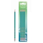 Herlitz Bleistifte GREENline HB Holz 4 Stück Blister