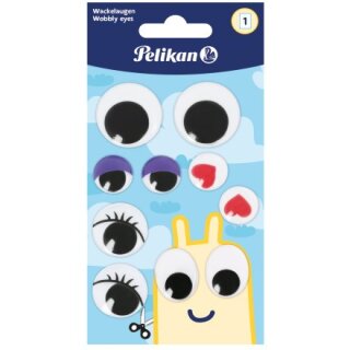 Pelikan Sticker Wackelaugen STWA groß. 1 Blatt