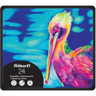 Pelikan Buntstifte 24 Stück im Metalletui