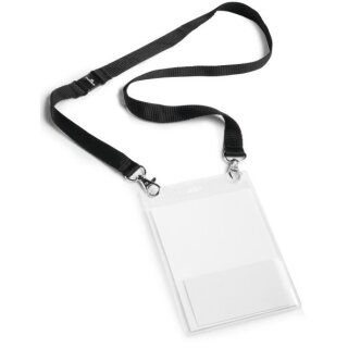DURABLE Event-Namensschild A6 mit Textilband Duo 10 St schw