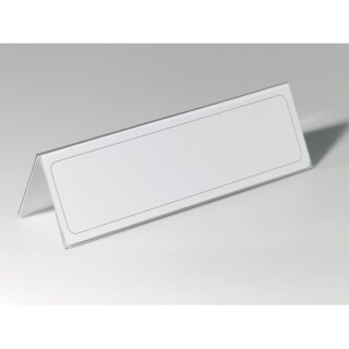 DURABLE Tischnamensschild 105/210x297mm transp 25 Stück