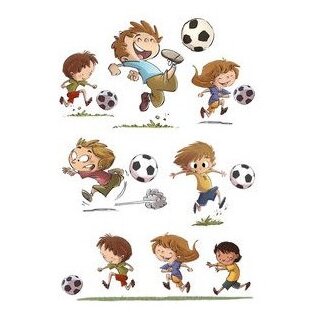 HERMA Sticker Decor Fußballfreunde