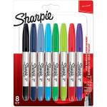 Sharpie Permanentmarker Twin Tip verschied.Farben 8er...
