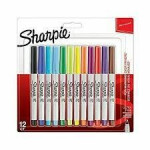 Sharpie Permanentmarker Ultra Fine 12er Blister