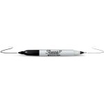 Sharpie Marker Twin Tip Extra Fein + Fein schwarz 12...