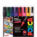 POSCA Marker UNI PC-5M 8er Set Grundf.