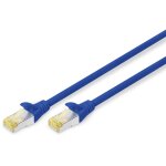 DIGITUS CAT 6A S/FTP Patchkabel. 0.25m. blau