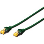 DIGITUS CAT 6A S/FTP Patchkabel. 0.5m. grün