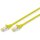 DIGITUS CAT 6A S/FTP Patchkabel. 0.5m. gelb