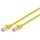 DIGITUS Patchkabel Cat6 S/FTP 2xRJ45 2.0m gelb Hebelschutz Polybeutel