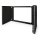 DIGITUS Wandhalterung Patch-Halter 19" 8HE schwarz